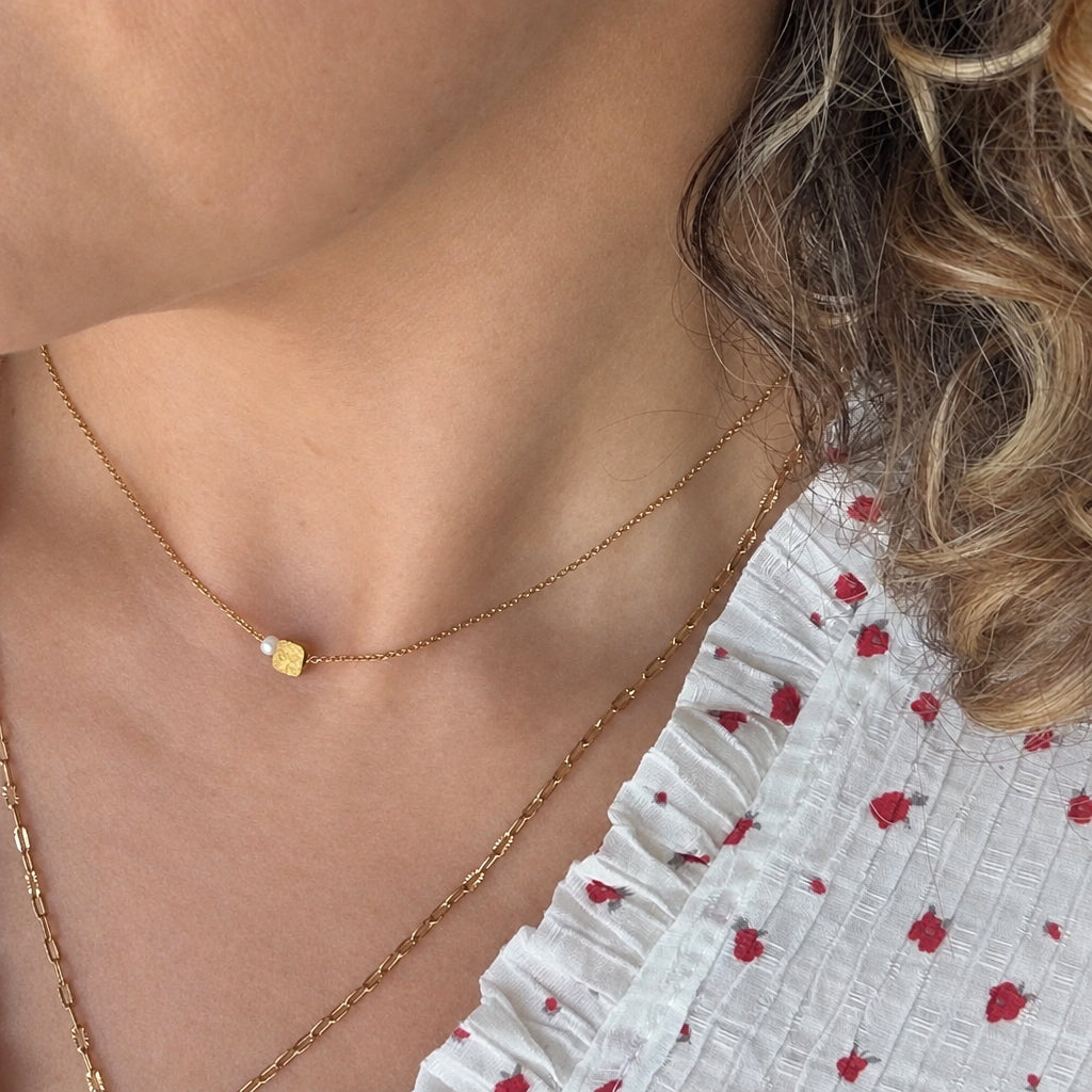 Collier Subtil cube